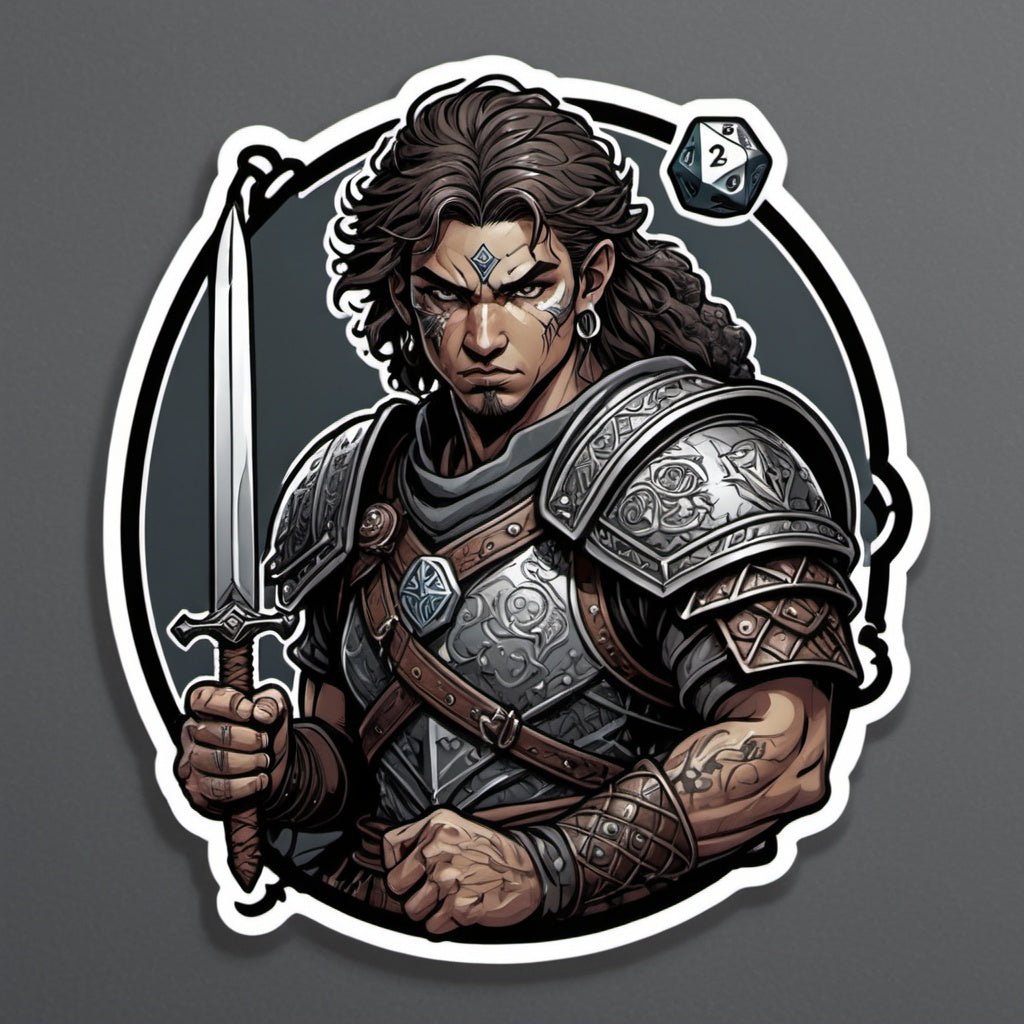 D&D Character Stickers